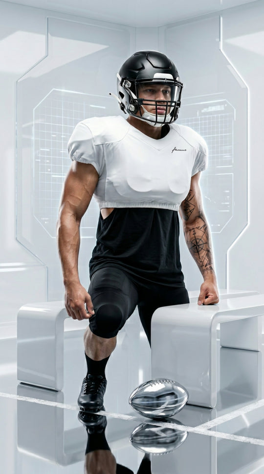 Famus American Football Jersey White