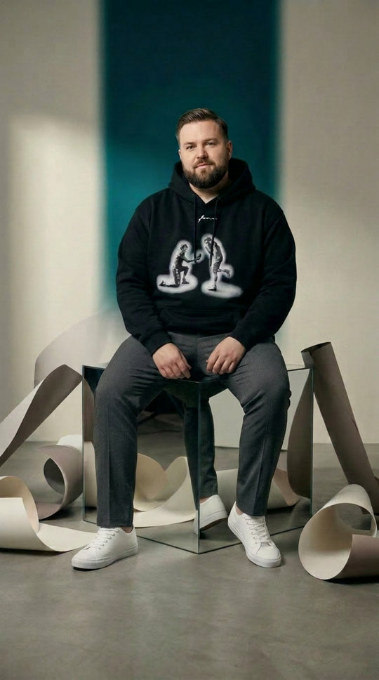 It's A Bromance - Heavy Oversized Hoodie