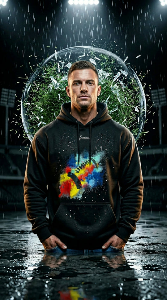 Football Explosion - Heavy Oversized Hoodie
