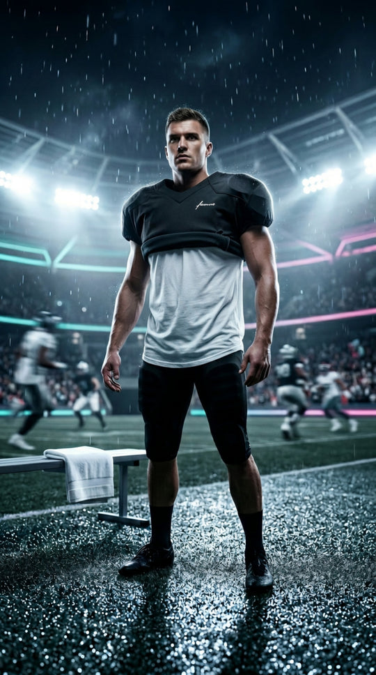 Famus American Football Jersey Black