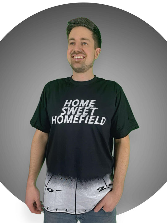 Home Sweet Homefield - Heavy Oversized T-Shirt(Black)