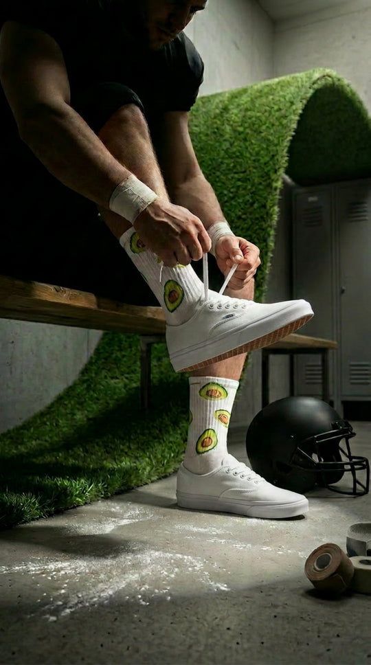 1 pair Famus "footballcado" socks (for sneakers and cleats)